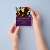 Dance studio's danslessen flyer (Hand)