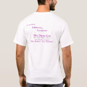 Dance T-shirt (Achterkant)