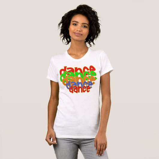 "Dance" T Shirt - Gepersonaliseerd (Voorkant volledig)