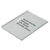 Dance Teacher Checklist Notitieboek (Linkerzijde)