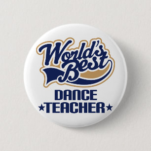Dance Teacher Gift Ronde Button 5,7 Cm