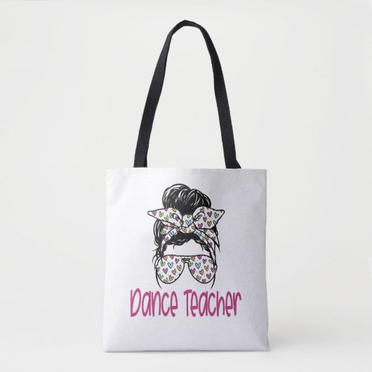 Dance Teacher Instructor Bedankt Gift Ballet  Draagtas (Voorkant)