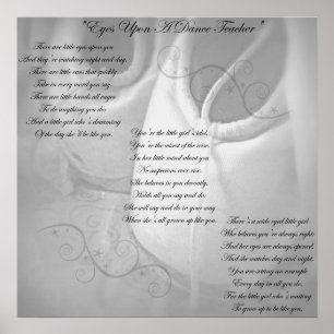 Dance Teacher Poem Poster