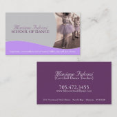 Dance Teacher Visitekaartje (Voorkant / Achterkant)