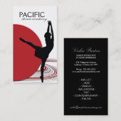 Dance Teacher Visitekaartje (Voorkant / Achterkant)