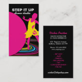 Dance Teacher Visitekaartje (Voorkant / Achterkant)