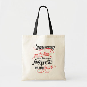 Dance Teacher - Voetafdrukken op het hart Tote Bag