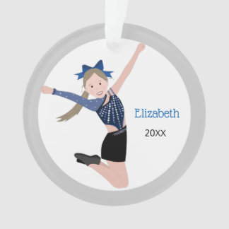 Dance Team Performer met Blonde Hair Ornament