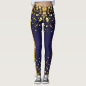 Dance Team Pom-pom girl Drill Custom Logo Leggings (Devant)