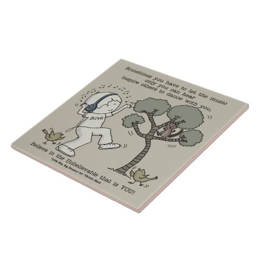 Dance Tegeltje (Zijkant)