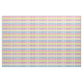 Dance Text Pattern Stof (Yard (91,4 cm))