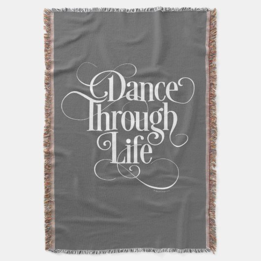 Dance Through Life Deken (Voorkant Verticaal)