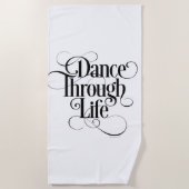 Dance Through Life Strandlaken (Voorkant)