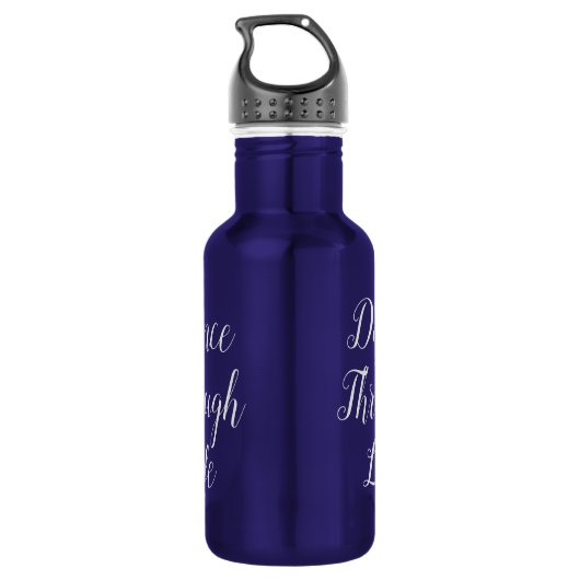 Dance Through Life Water Bottle | Overweging Cadea Waterfles (Achterkant)