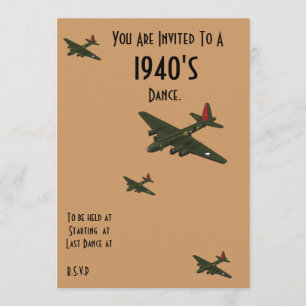 Dance-uitnodiging Kaart