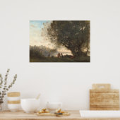 Dance under Trees - Jean-Baptiste - Corot Fine Art Poster (Keuken)