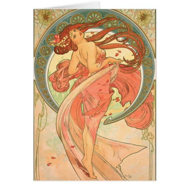  Dance van Alphonse Mucha (Voorkant)