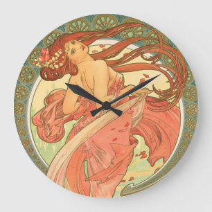  Dance van Alphonse Mucha Grote Klok