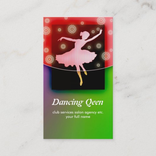 Dance visitekaartje (Voorkant)