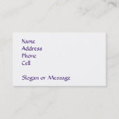 Dance Visitekaartje (Voorkant)