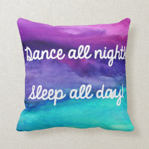 Dance Waterverf Pillow Kussen