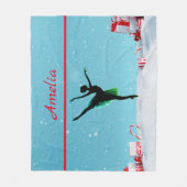 Dance Winter Wonderland Fleece Deken (Voorkant)