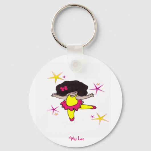 Dance with me Ballerina Sleutelhanger (Voorkant)
