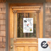 "Dance Workshop" Raamsticker (Huis Deur)