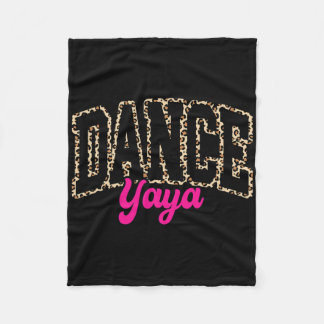 Dance Yaya Leopard Dancing Yaya Life Girls Vrouwen Fleece Deken