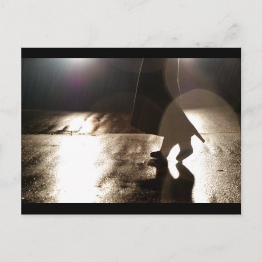 Dance zonder partner briefkaart (Voorkant)