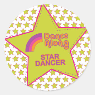 dancealong_star_dancer_stickersheet ronde sticker