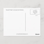 DANCED ALL NGHT Cartoon Briefkaart door April McCa (Achterkant)