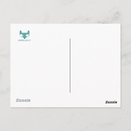 DanceDanceDance Briefkaart (Achterkant)