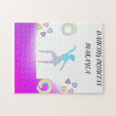 DANCEER PRINCESS PUZZLE MET NAAM VAN DE KLANT! LEGPUZZEL (Horizontaal)