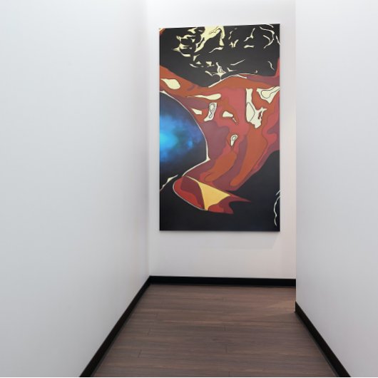 Dancefloor Diva Summer Vacation Abstracte Art Canvas Afdruk