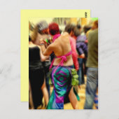 Dancefloor Glimpses Briefkaart (Voorkant / Achterkant)