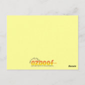 Dancefloor Glimpses Briefkaart (Achterkant)