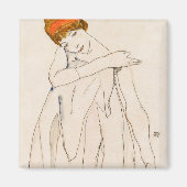 Dancer (1913) van Egon Schiele. Magneet (Voorkant)