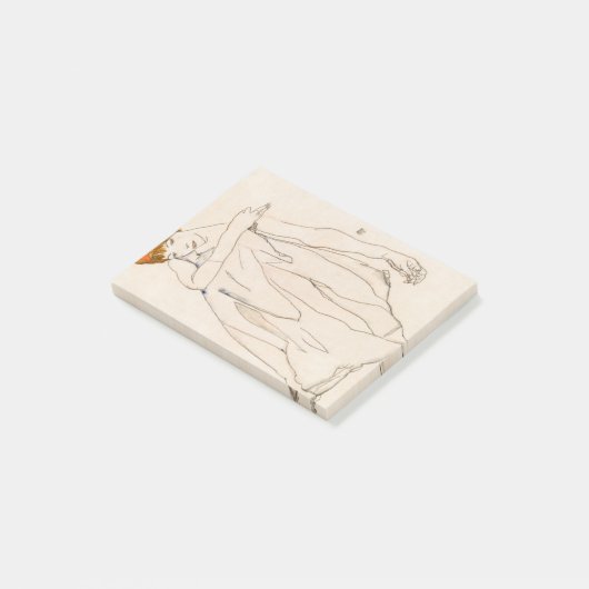 Dancer (1913) van Egon Schiele. Post-it® Notes (Schuin)