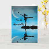 Dancer 3 Sympathy Kaart (Gele Bloem)