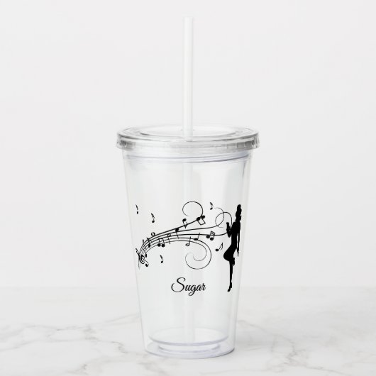 Dancer Acryl Drinkbeker (Voorkant)