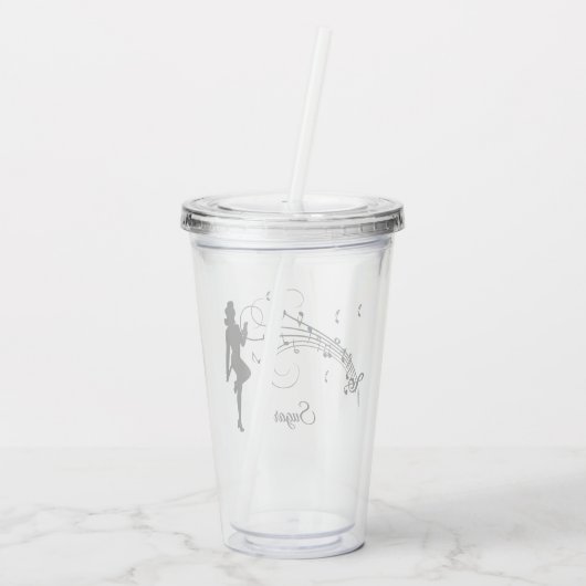 Dancer Acryl Drinkbeker (Achterkant)