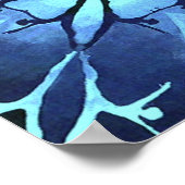 Dancer (Aqua) (poster portefeuille) Poster (Hoek)
