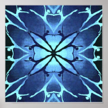 Dancer (Aqua) (poster portefeuille)