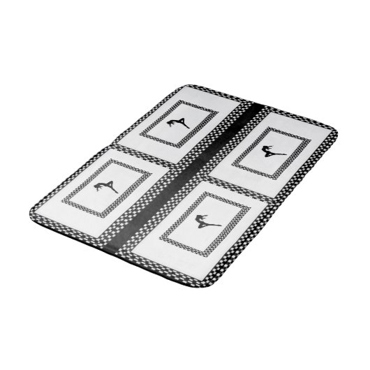 Dancer Bathroom Bathmat Badmat (Gekanteld)