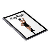 Dancer Black Fringe Notebook #2 Notitieboek (Rechterzijde)