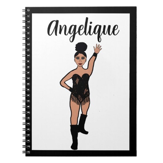 Dancer Black Fringe Notebook #2 Notitieboek (Voorkant)