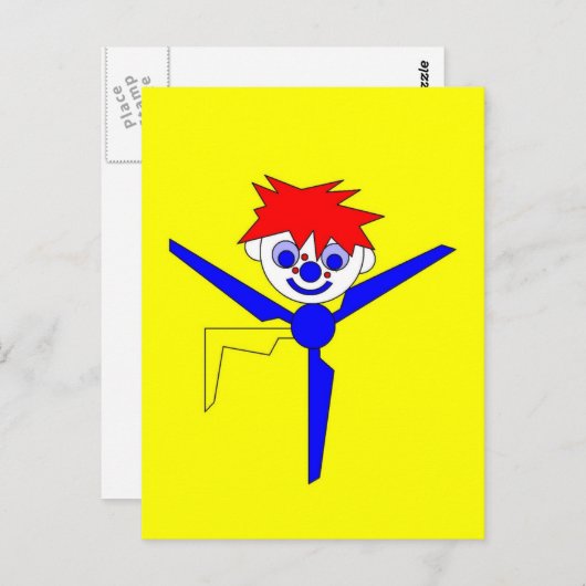 Dancer Briefkaart (Voorkant / Achterkant)