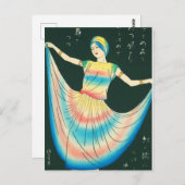 Dancer Briefkaart (Voorkant / Achterkant)