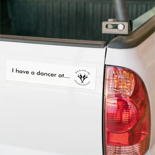 dancer bumper sticker (Op Truck)